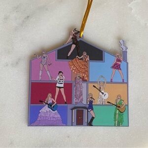 Taylor Swift Themed Ornament of the Lover House with Looks from Eras Tour NEW